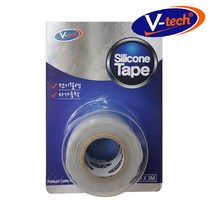 INVEN* 브이텍 V-TECH 자가융착 실리콘 테이프 25mm X 30m ( 내열 방수 공구 전기 수중 )@안전2중포장@, 회색