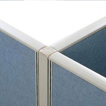 진웅부속 45T 사무실파티션부속 부품 안전각 받침대 벽고정 상판고정 상단 ㄱ기둥 사각기둥 마감바 쫄대 파티션 홀더 하단 브라켓 부착바 ㄱ자 철물 상단캡 코너 사각기둥 캡 하부볼트, 선택5-C) 사각기둥 1800mm