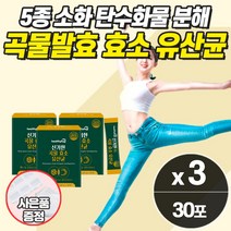 자연발효 곡물효소 유산균 프로바이오틱스 역가수치 높은 종합소화효소제 먹는 탄수화물 지방 단백질 분해 속편한 소화잘되는 소화안될때 중년 갱년기 노인 추천 파우더 가루 분말, 소화효소제_3개_할인_사은품, 3개