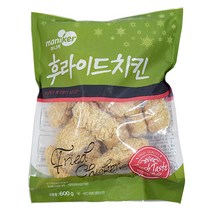 마니커 후라이드치킨 600g2개 저녁술안주 에어프라이어 닭요리 치킨 간식, 단품