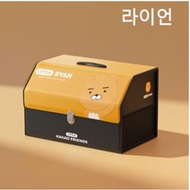 카카오프렌즈 차량용 트렁크 접이식 수납함 정리함 차량용품, 라이언