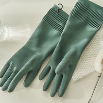 데코뷰 고무장갑 2P 세트, 베이지