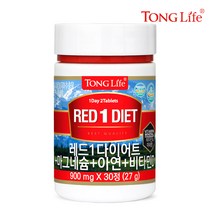 통라이프-레드1다이어트-가르시니아+마그네슘+아연+비타민D-1병, 1병