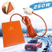 엔진브로워 220V 자동차 엔진 오일 팬 기름 통 탱크 히터 패드 250W 실리콘 난방 착용 EU 플러그 9x13cm로, 한개옵션0