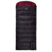 TETON Sports 셀시어스 XXL 침낭 블랙 라이트 지퍼, 90