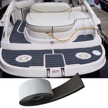 보트 부품 자체 접착 EVA 폼 스트라이프 요트 바닥재 해양 인조 티크 갑판 방수 데크 매트 바닥 미끄럼 방지, 한개옵션0