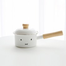 미피 법랑 편수냄비 밀크팟, 16cm 편수 (뚜껑o)