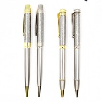 [래드원]훈민정음 볼펜 금장 은장 글씨 음각 조각 박스포장 레이저 인쇄가능 인쇄비 별도, 나형 B_금장+리필심추가