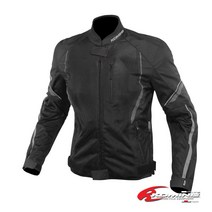 [코미네 KOMINE] JK-146 Protect Half Mesh Jacket 프로텍트 하프 메쉬 자켓, BLACK/NEON