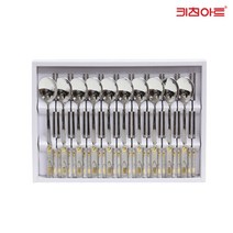 키친아트 금도금 복 돼지 샌딩 수저세트 10P 10인용수저세트, 선택완료, 단품없음
