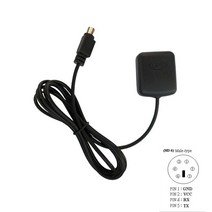 샤크 gps 안테나 PS2 커넥터 RS232 NMEA0183 GPS 수신기 모듈 플래시 gps보다 BR355S4