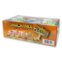 오리온 스낵 믹스 26팩포카칩 오리지널포카칩 어니언스윙칩오감자과자세트간식 선물 780g, 1박스