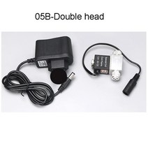 물고기 탱크 CO2 솔레노이드 밸브 입력 전압 AC100-240V 출력 DC12V 압력 감소 액세서리, 02 05B-Double head_01 US-plug