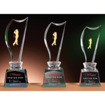 크리스탈 트로피 GM0461 골프대회 상패 싱글패 우승패, GM0461 대
