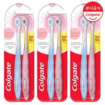 콜게이트 쿠션 크린 칫솔 2개입 X 3개