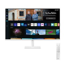 삼성전자 스마트모니터 M5 S32BM500 유튜브 넷플릭스 OTT 무선 덱스 LS32BM501NKXKR 화이트