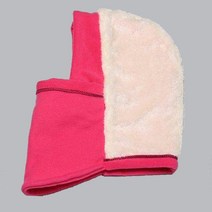 모자 여성 겨울 아웃도어 남성 라이더를 숙이고 얼굴 모자 손 싸개 먼지를 방지하기 위한 스키 마스크 하이커다 두텁게 하다, 더블레이어양털로즈레드