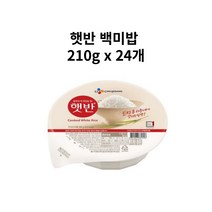 햇반 백미밥 210g 24개 한박스, 12+12개
