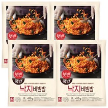 CJ비비고 낙지비빔밥, 410g, 4개