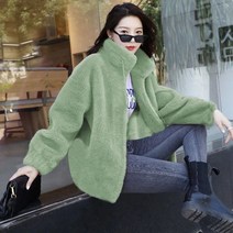 SJW 여성 털코트 겨울 인조털 페이크퍼 숏 자켓 점퍼 아우터 빅사이즈S~5XL
