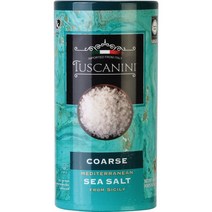 Tuscanini Coarse Mediterranean Sea Salt 투스카니니 이탈리아 지중해 씨솔트 소금 16oz(453g) 2팩, 453g
