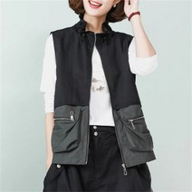 PIka여름 여성 조끼 베스트 가디건 점퍼 자켓 빅사이즈