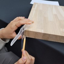 목재 타일 도면그리기 제도용 투명 T자 30cm