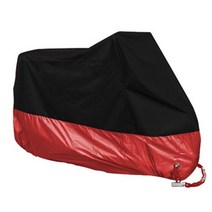 오토바이 스쿠터용 방수 방진 UV 차단 패브릭 커버 야외 및 실내 내마모성 사계절 덮개 190T, 2XL for 2101-2200mm_001Red