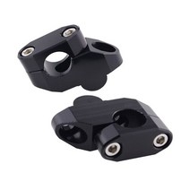 오토바이 핸들 바 라이저 마운트 익스텐션 백 무브업 혼다호환 CBF1000 NC700S, 01 Black