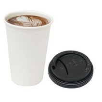 워너비커피 테이크아웃 종이컵 13온스 컵 + 뚜껑 세트, 50개, 3세트