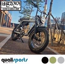 2023 퀄리 볼트 S 750W 48v 20ah 전기 자전거 자토바이 전동스쿠터, 20Ah 배터리 1개, PAS스로틀겸용/95%셋팅및조립배송, 그린