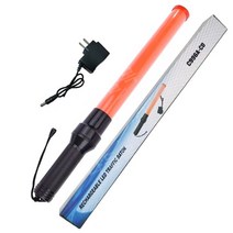 충전식경광봉 호루라기 경광봉 주차지시봉 LED 주차봉 수진호등, 레드 54cm 충전식, 1개