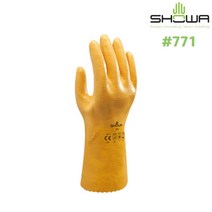 쇼와 #771 내유 방수 내화학 내구성 니트릴 장갑