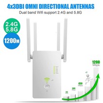 무선통신 유선공유기 휴대용공유기 인터넷증폭기 VPN라우터 WIFI6공유기 와이파이중계기 리피터 증폭기 신호 네트워크 확장기 장거리 부스터 증가 무선, 2.4g 5g ac1200 w, 우리 플러그