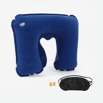 ZUZU_휴대용 에어목쿠션(안대+귀마개) 3종세트여행용 베개