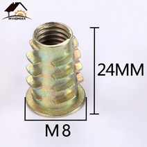 웨지앙카 동공 케미칼 세트 스트롱 드롭인 앙카 myhomera 10pcs 남성, m8x24mm