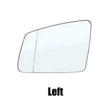 자동차 사이드 미러 유리 백미러 렌즈 왼쪽 오른쪽 난방 메르세데스-벤츠 A B C E S GLA GLK 클래스 W204 W212 잘 포장, [01] Left