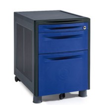 이동식 국내제작 이케아 사무용 책상 사이드 보조 3단서랍장 사출형 열쇠잠금 파일박스 서랍, M6264 레드