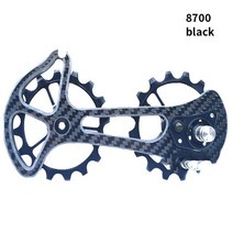 도로 자전거 탄소 섬유 후면 변속기 가이드 바퀴 16T Shimano 6800/6870/9000/9070/5800/5700/4600/4700/105/세라믹 베어링, [02] 8700 full black