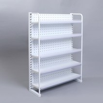 화이트 마트진열장 편의점 스탠드 피씨방 매장선반, 상세이페이지 참고, 58x18x80 5단