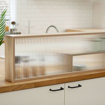 블리 1000 주방 모루유리 파티션 미니 인테리어파티션 SH21213, 1000M_네추럴_21213