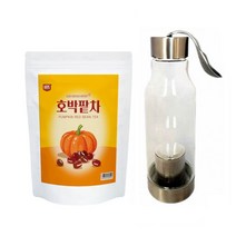 호박팥차 100티백 대용량 + 거꾸로전용물병 첨가물 없는 순수원료 100% 국내산 재료만을 담아 만든 몸에 좋은 건강한 호박팥 차, 1.5g x 100T, 1봉 +전용물병