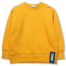 꼬망스 남아 베이직머스타드맨투맨 C1945T509