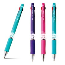 자바펜 제트3 3색볼펜 0.5mm, 보라바디