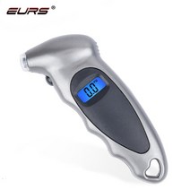 압력게이지 에어밸브 Lerrs 새로운 타이어 백라이트 고정밀 디지털 모니터링 자동차 타이어 공기 미터 lcd 디스플레이 계 기압계, 은