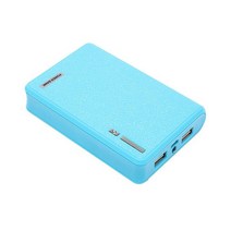 파워뱅크 자작배터리 캠핑용배터리 4x6x18650 배터리 충전 저장 상자 5V 2A 듀얼 USB DIY 보조베터리 케이, 04 4 sections Blue