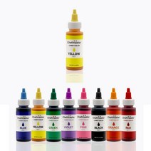 셰프마스터 식용색소 20g 수용성 초콜릿(지용성색소), candy yellow 57g