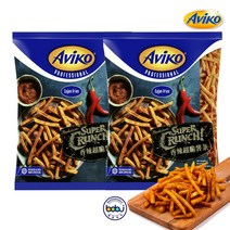 아비코 케이준 프라이 2kg (2봉) 맘스터치 시즈닝 프라이 양념 감자튀김