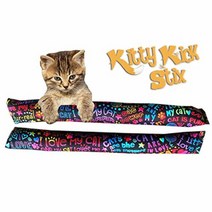 Kitty Kick Stix 38.1cm(15인치) 오리지널 개박하 키커 장난감(2개 세트) (크레욜라 고양이)511146, Love My Cat