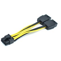 16AWG NVIDIA K80 M40 V100 용 듀얼 ~ 그래픽 카드 전원 케이블, 01 No Sleeved